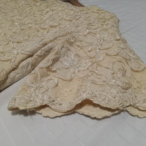 1950's cream and pearls gorgeous dress - DAYMOR's company first collection - Picture 5 of 11